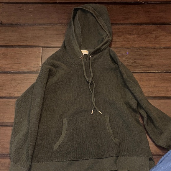 Michael Kors Tops - Michael Kors Olive Knit Sweater